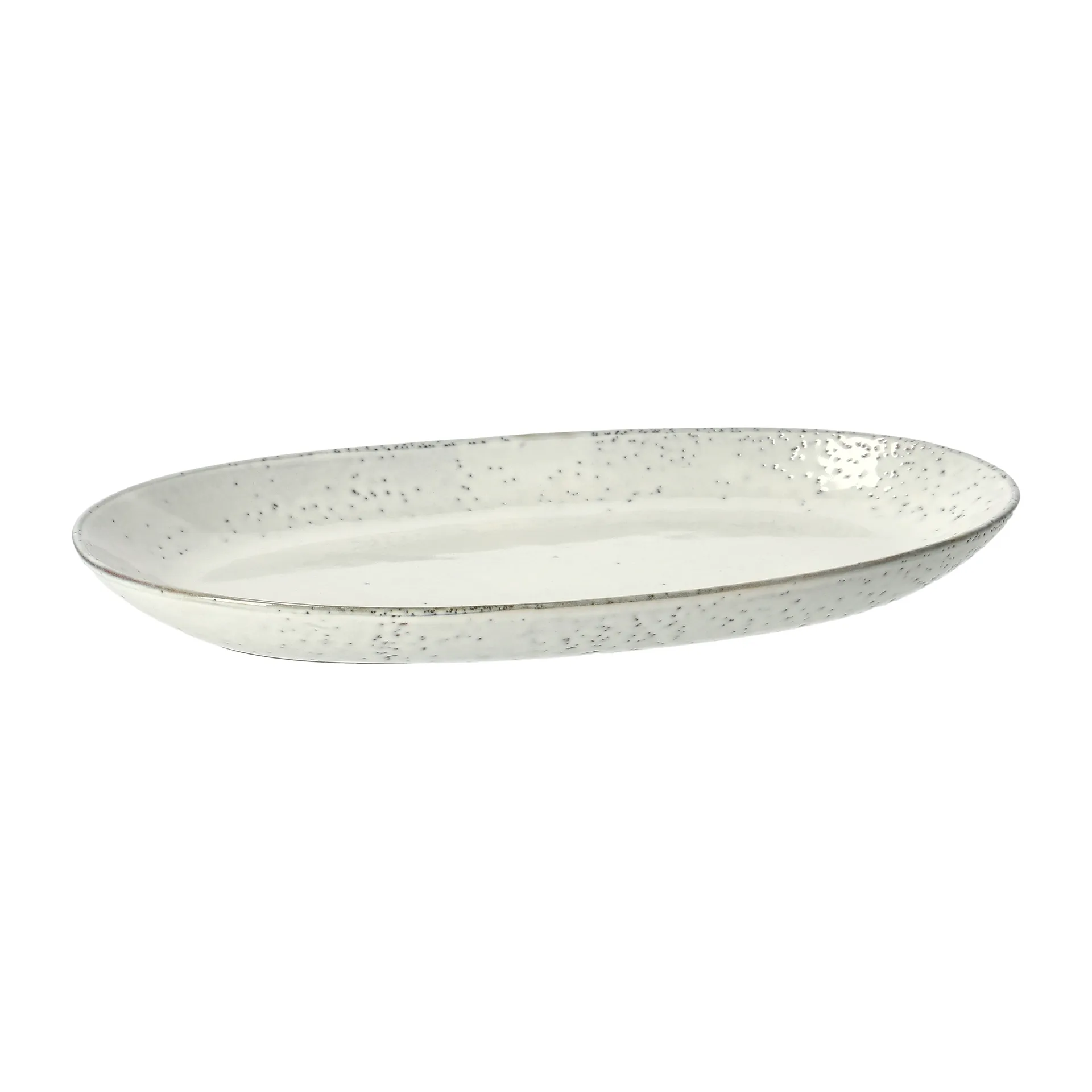 Nordic Sand ovalt fat, 30x17 cm Broste Copenhagen