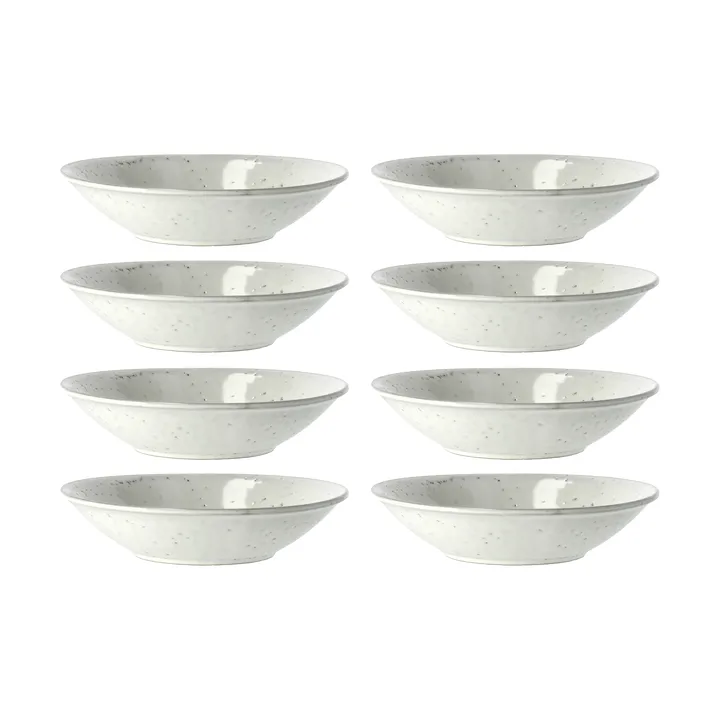 Nordic Sand pastatallerken Ø22,5 cm 8-pakning - Broste Copenhagen