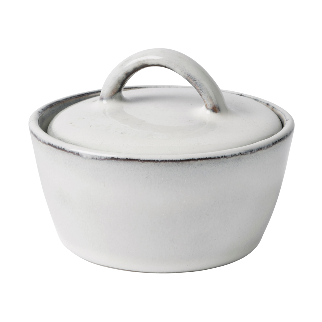 Broste Copenhagen Nordic Sand skål med lokk Ø8 cm