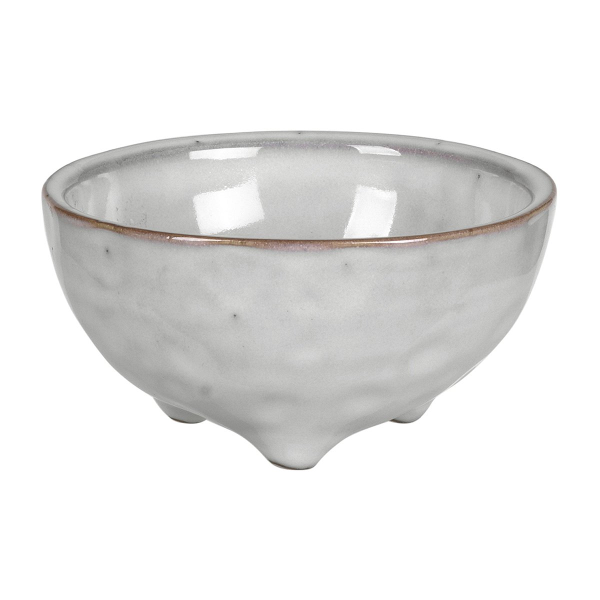Broste Copenhagen Nordic Sand skål på fot 11 cm | Skandinavisk Design | Serveringsskåler | Beige