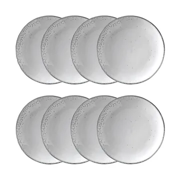 Nordic Sand tallerken Ø20 cm 8-pakning - Broste Copenhagen