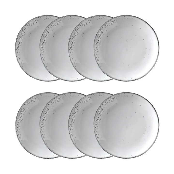 Nordic Sand tallerken Ø20 cm 8-pakning - Broste Copenhagen