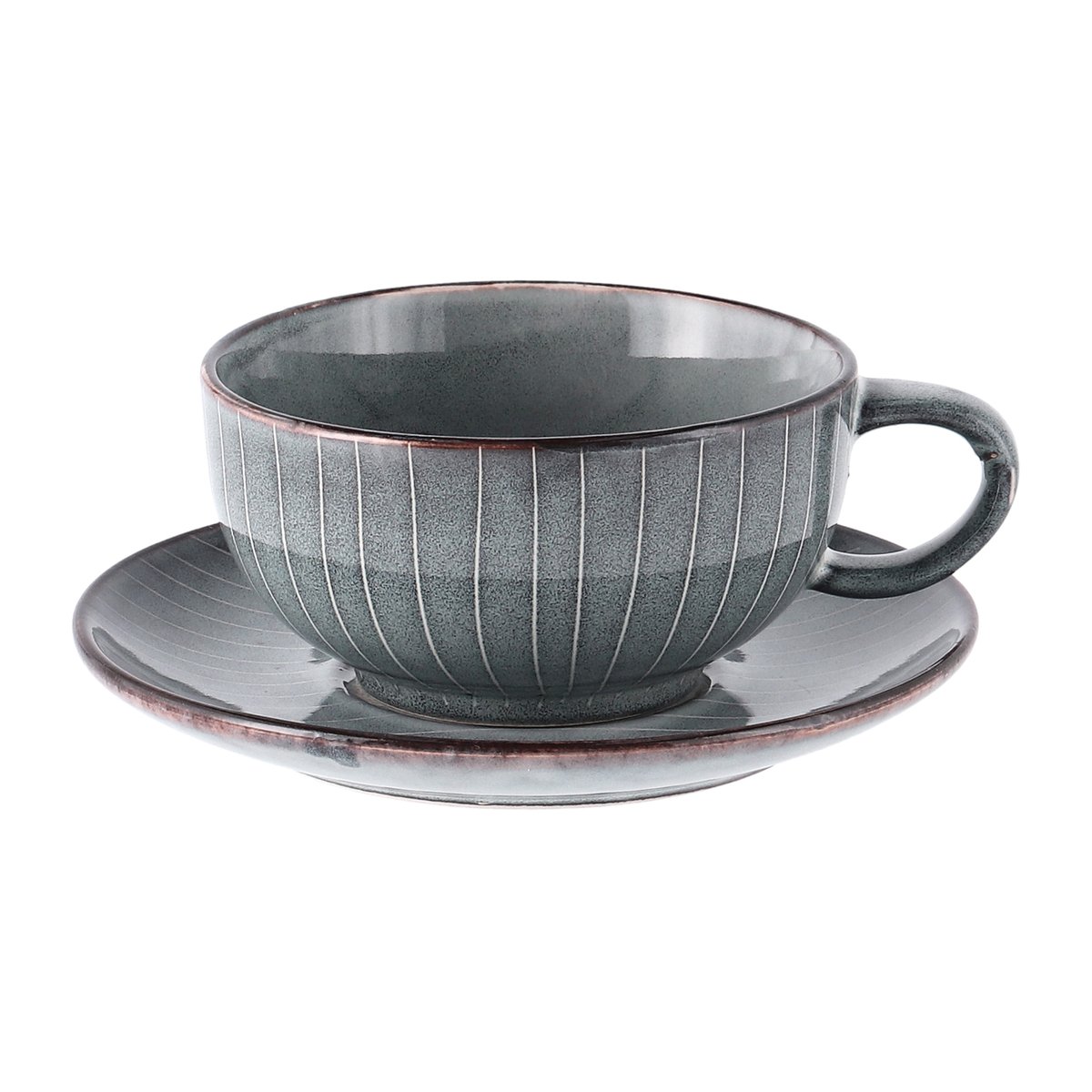 Broste Copenhagen Nordic Sea tekopp med asjett 5,8 cm