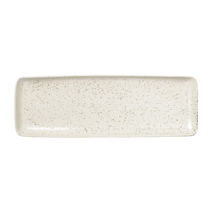 Nordic Vanilla fat rektangulært 12,5 x 35 cm - Cream with grains - Broste Copenhagen