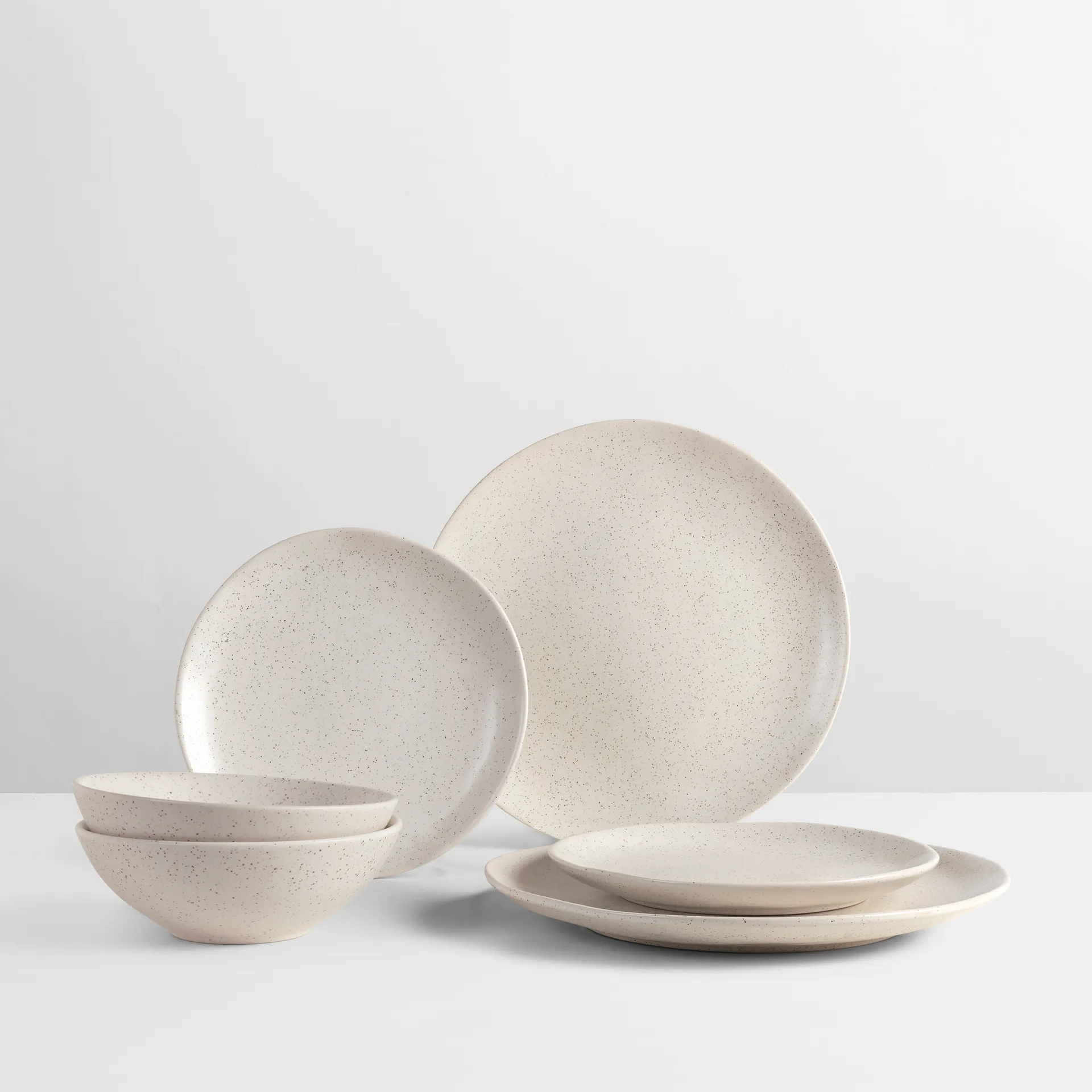 Nordic Vanilla middagssett for 2, 6 deler Broste Copenhagen