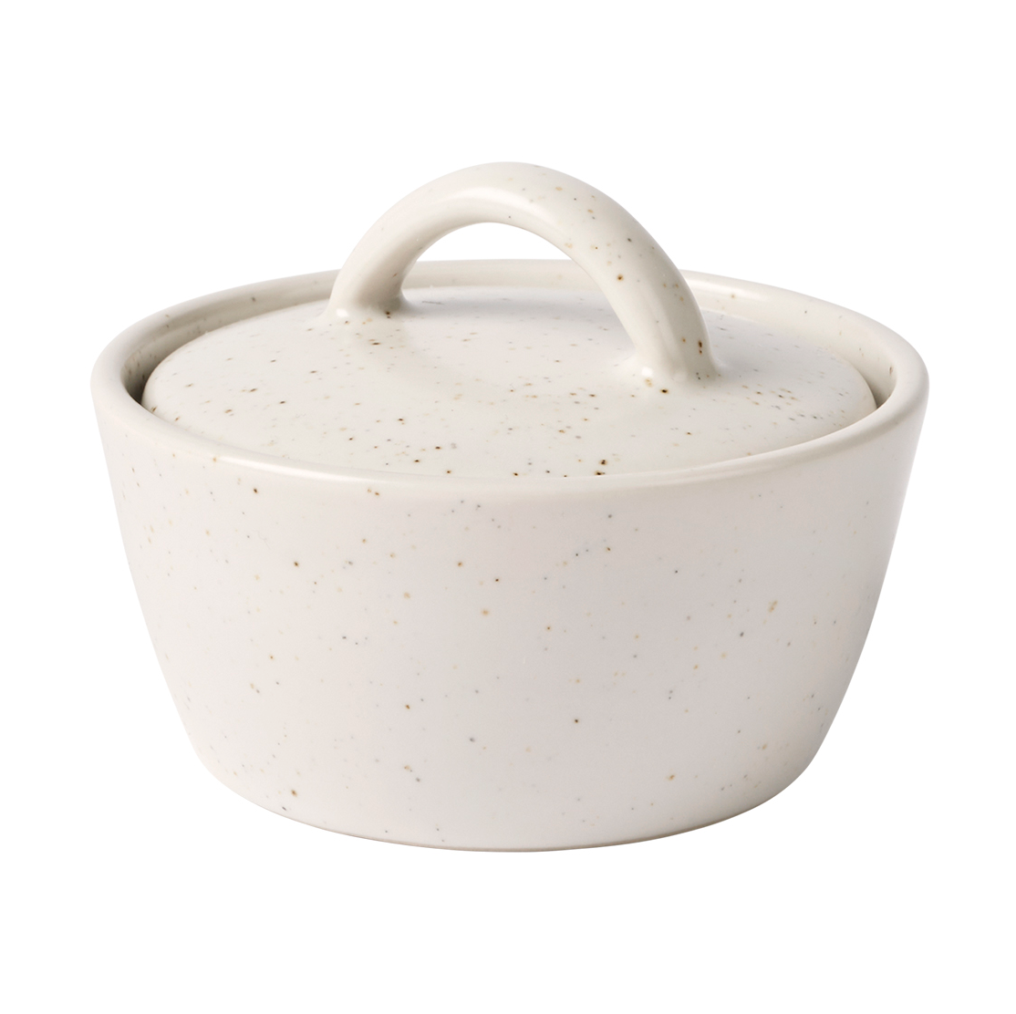 Broste Copenhagen Nordic Vanilla skål med lokk Ø8 cm