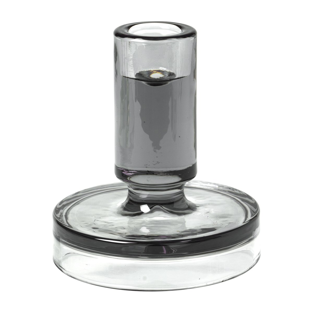 Broste Copenhagen Petra lysestake smoked pearl dark grey 11 cm