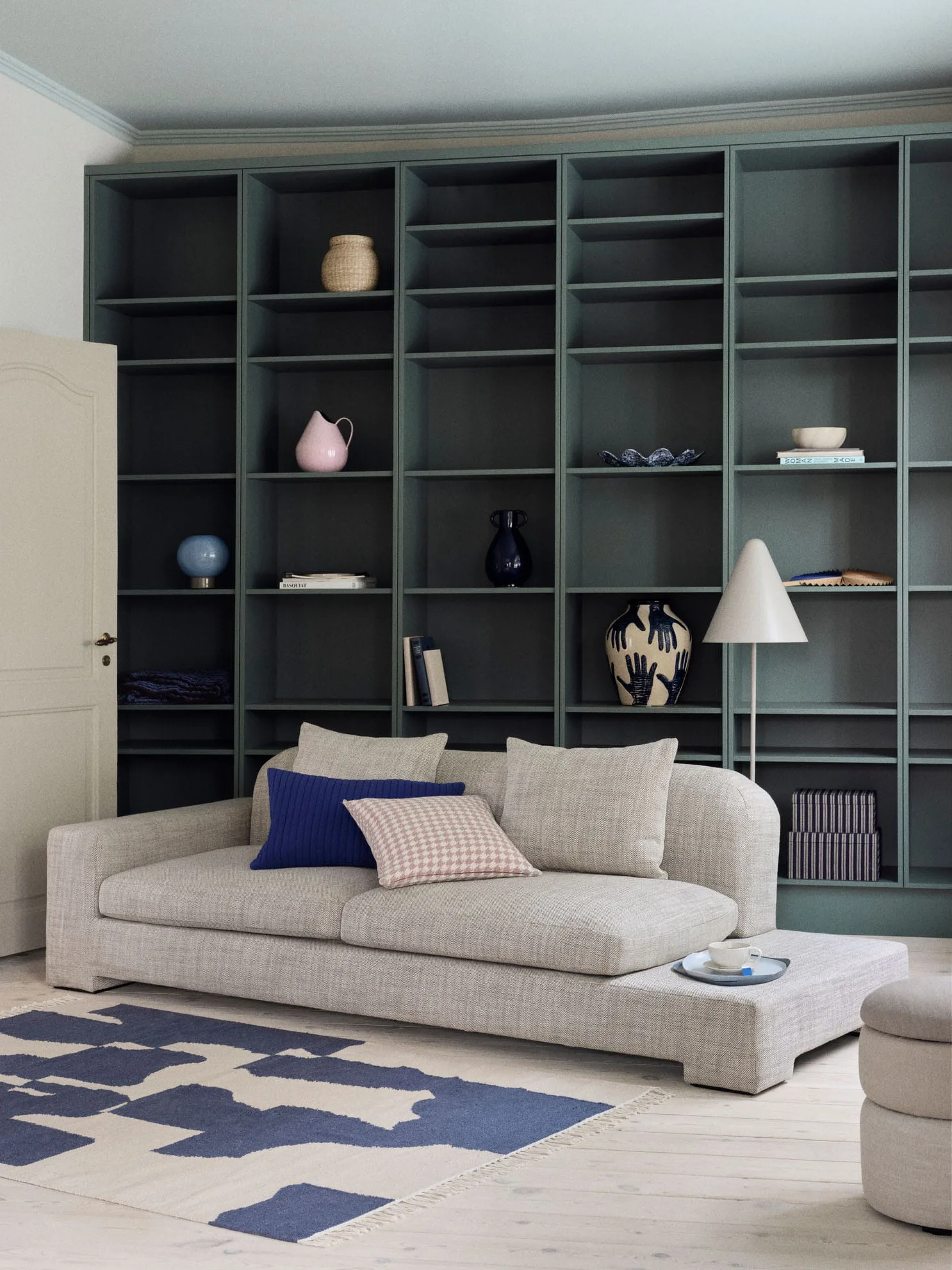 Pond puff 42 cm, Beige shades Broste Copenhagen