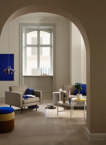 Pond puff 42 cm - Blue-sand-ochre - Broste Copenhagen