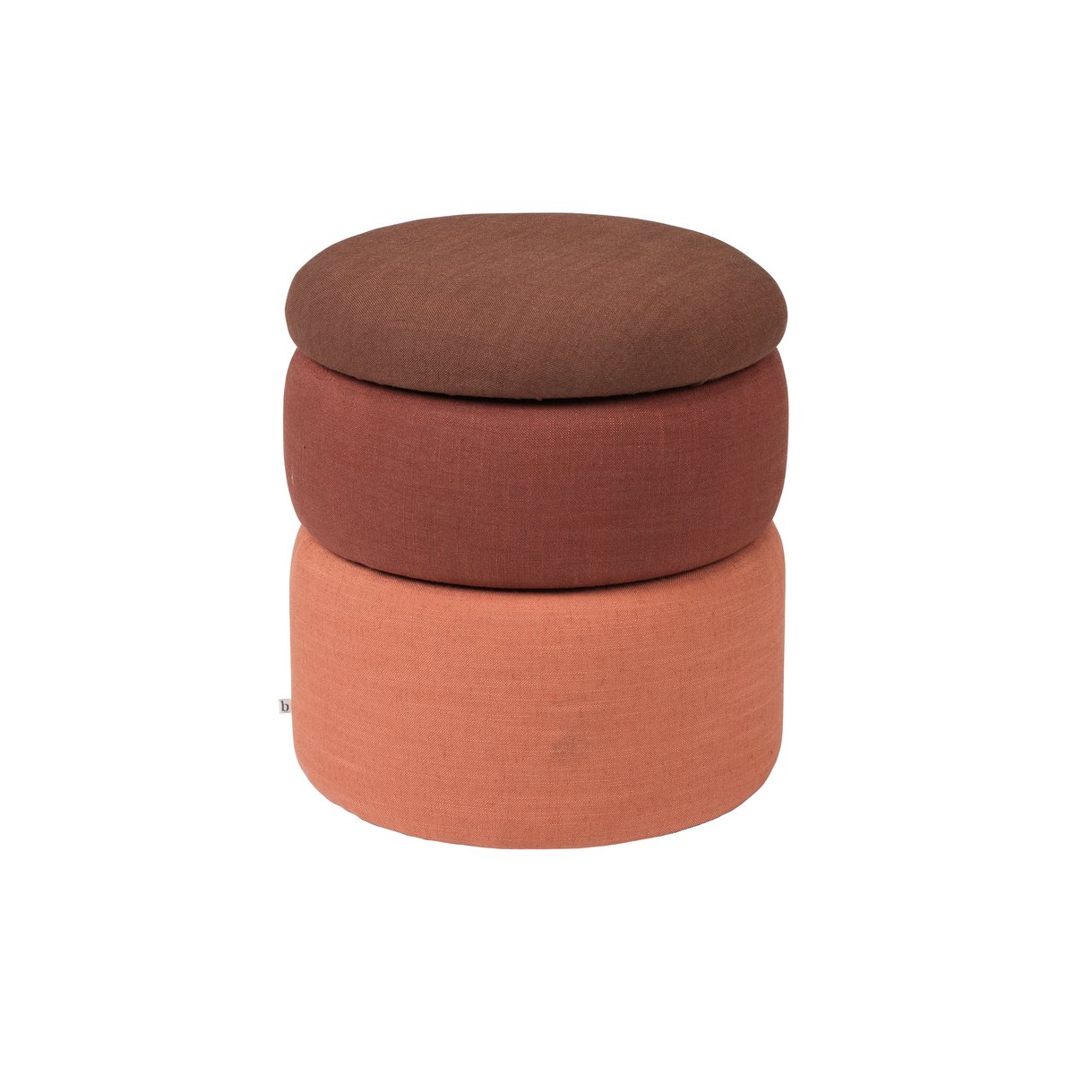 Broste Copenhagen Pond puff 42 cm Rusty shades