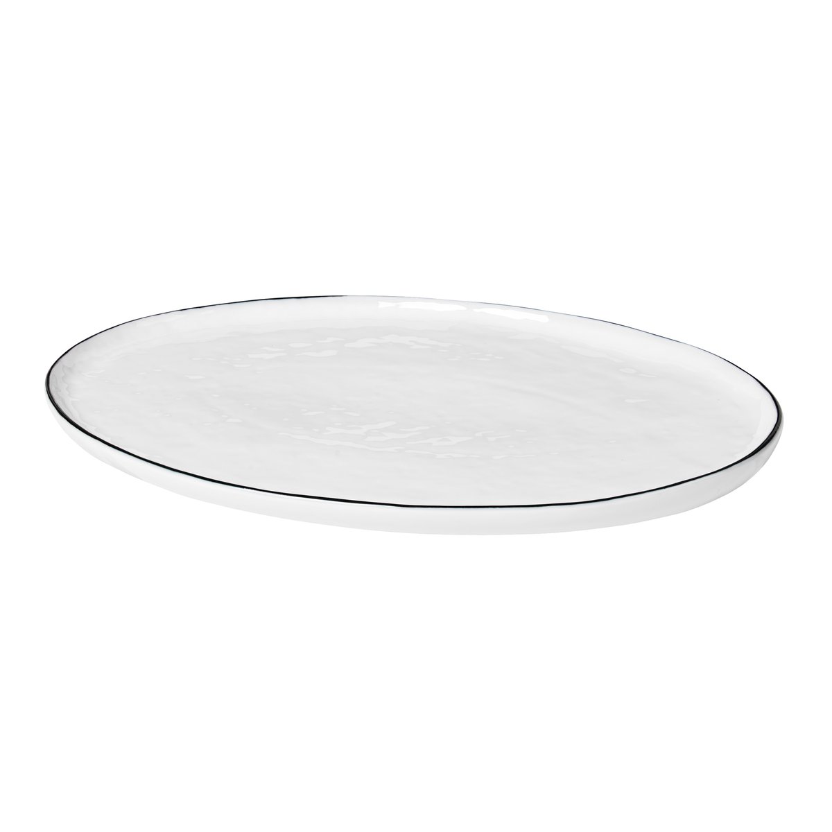 Broste Copenhagen Salt oval tallerken 20x30 cm