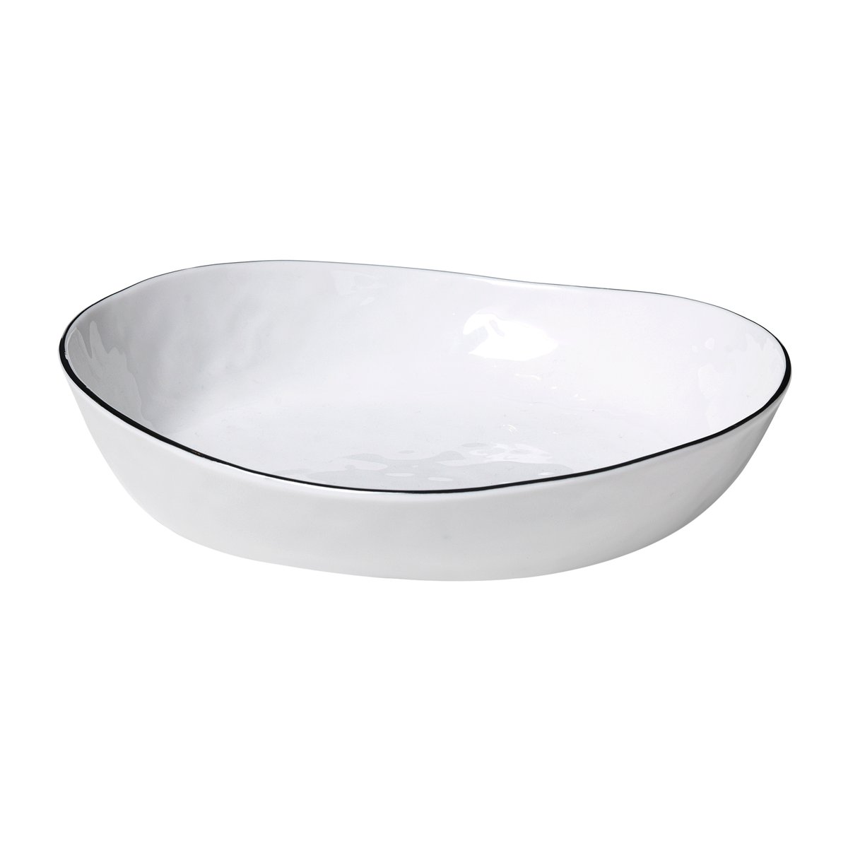 Broste Copenhagen Salt serveringsskål 20 cm | Skandinavisk Design | Serveringsskåler | Hvit