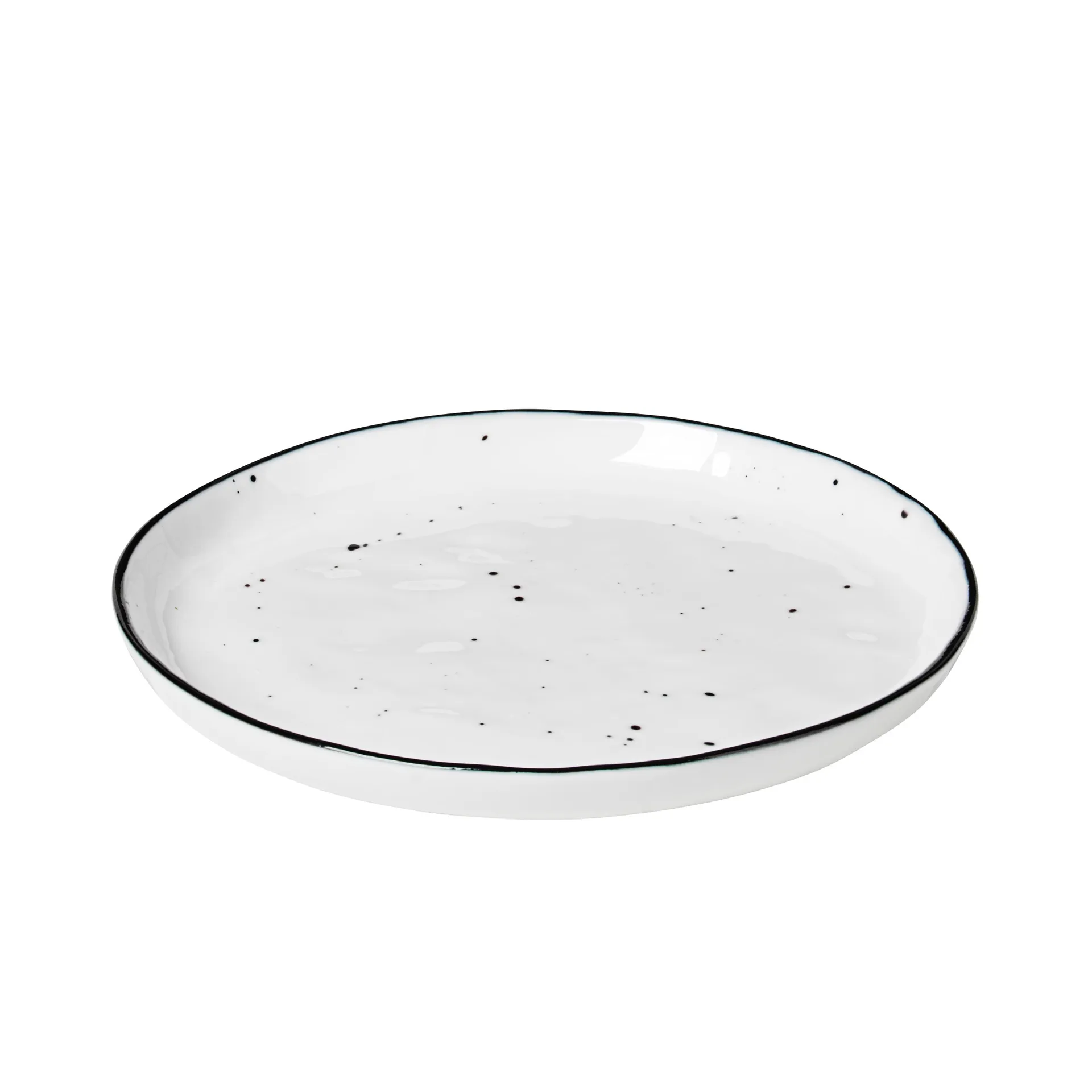 Salt tallerken med prikker, Diameter 13,8 cm Broste Copenhagen