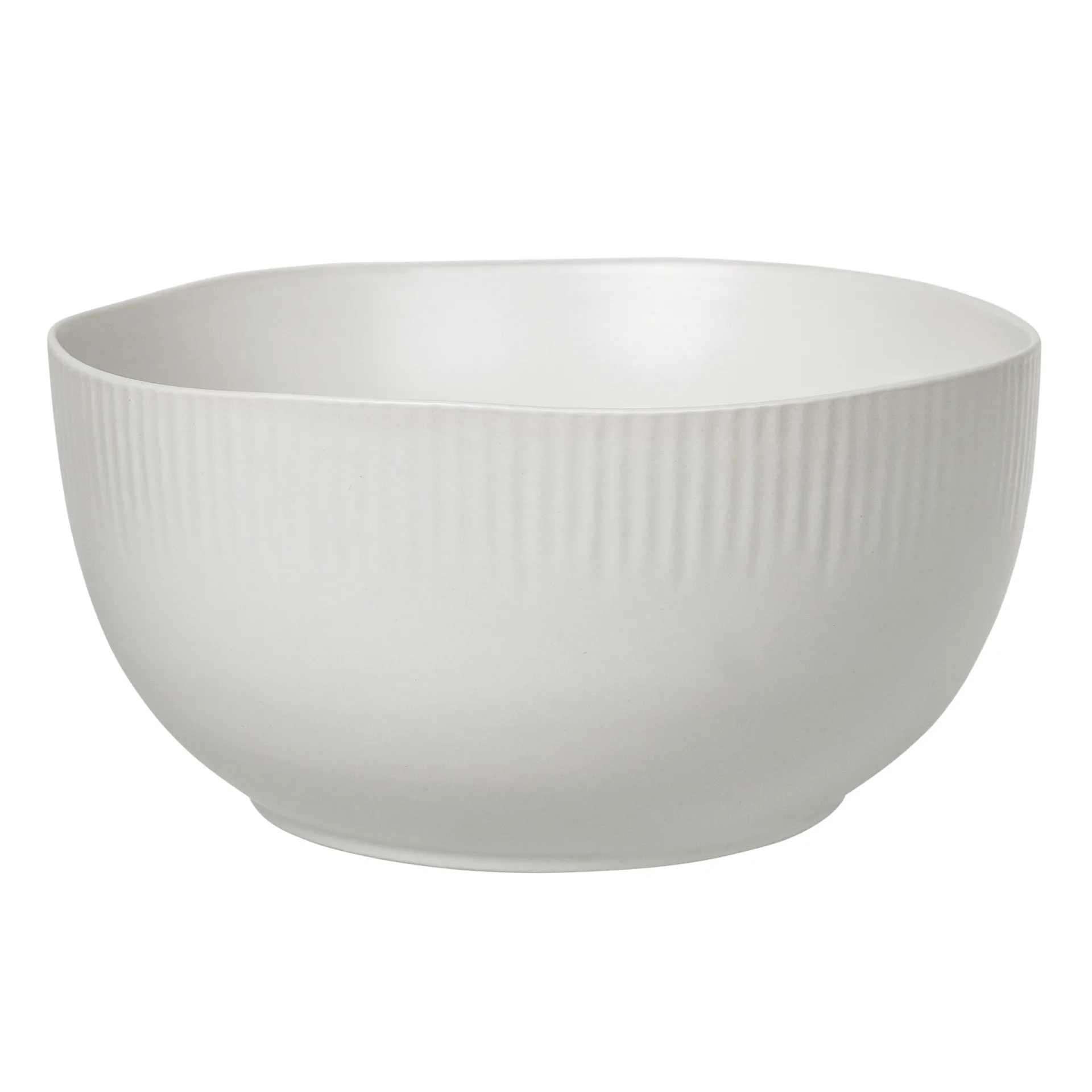Sandvig høy skål soft white, Ø 25 cm Broste Copenhagen