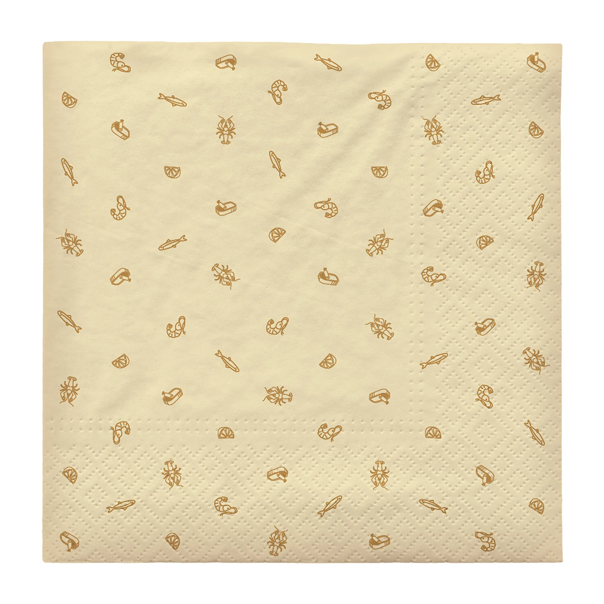 Sea servietter 33 x 33 cm 20-pakning, Fall yellow Broste Copenhagen