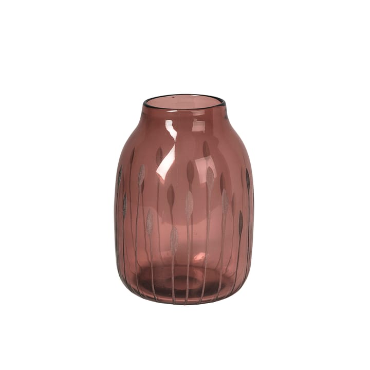 Shape vase 22 cm - Plum wine (rød) - Broste Copenhagen