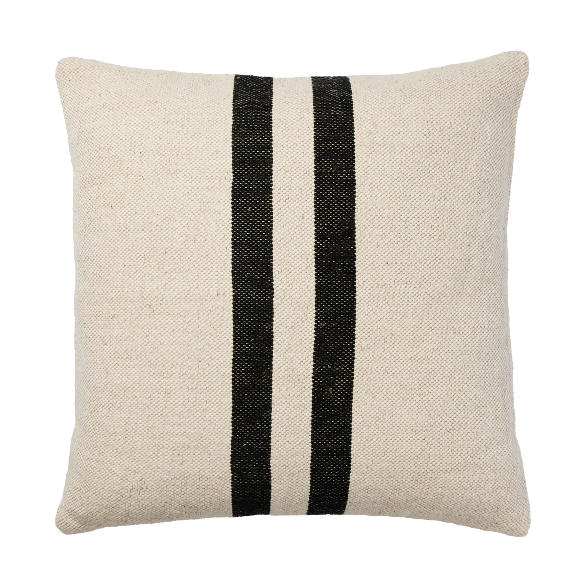 Sigrun putetrekk, Light beige-black, 50x50 cm Broste Copenhagen