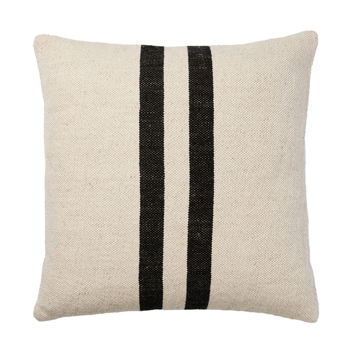 Sigrun putetrekk - Light beige-black, 50x50 cm - Broste Copenhagen