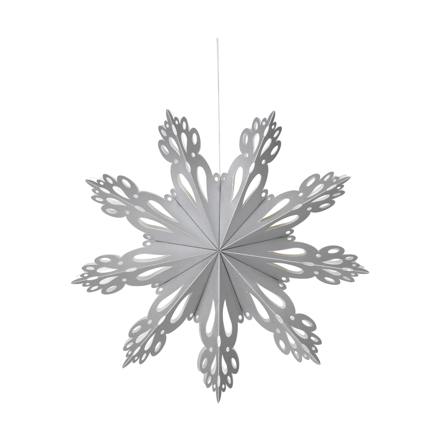 Snowflake adventsstjerne, Sølv, M Broste Copenhagen