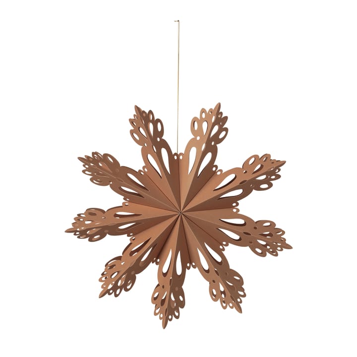 Snowflake juledekorasjon Indian Tan - Ø 30 cm - Broste Copenhagen