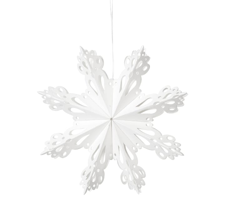 Snowflake juledekorasjon White - Ø 15 cm - Broste Copenhagen