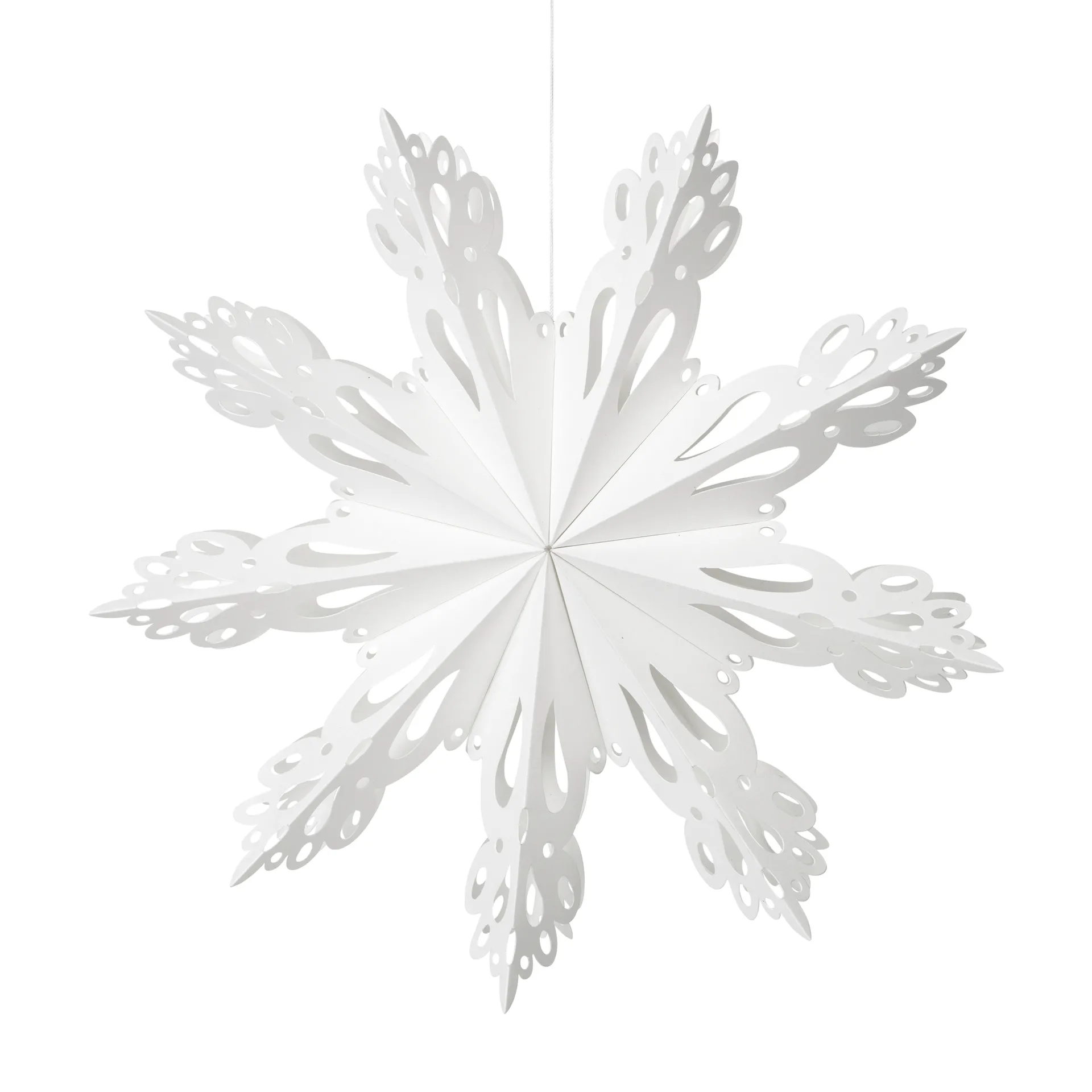 Snowflake juledekorasjon White, Ø 30 cm Broste Copenhagen
