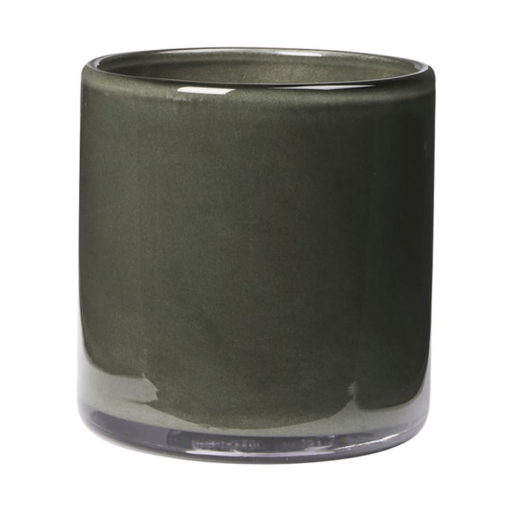 Solai hurricane lyslykt - Dark Green, Ø8 cm - Broste Copenhagen