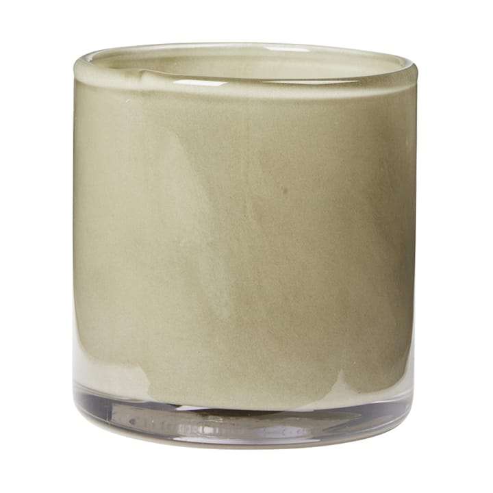 Solai hurricane lyslykt - Light Green, Ø8 cm - Broste Copenhagen