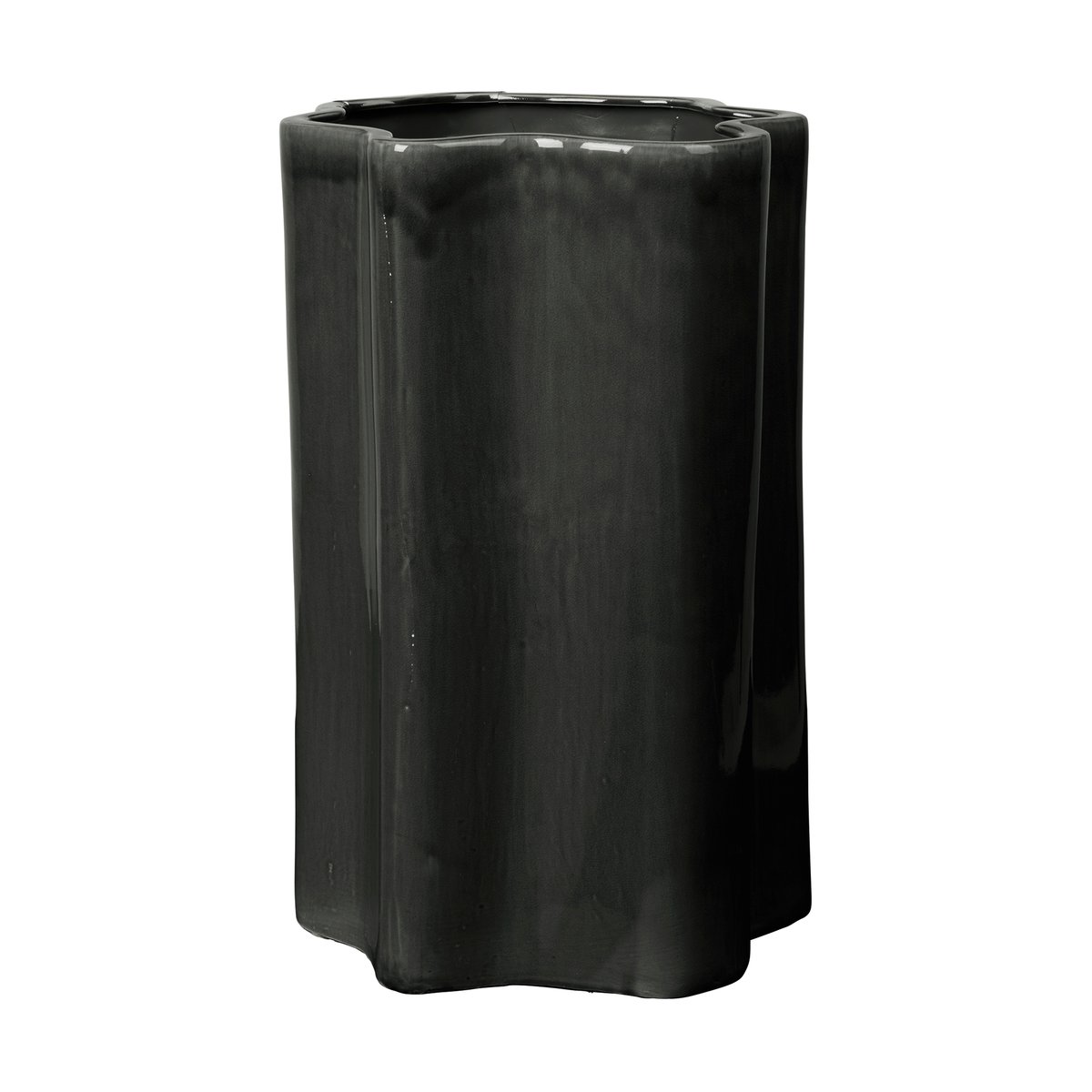 Bilde av Broste Copenhagen Sonja blomsterpotte H:55 cm Dark green