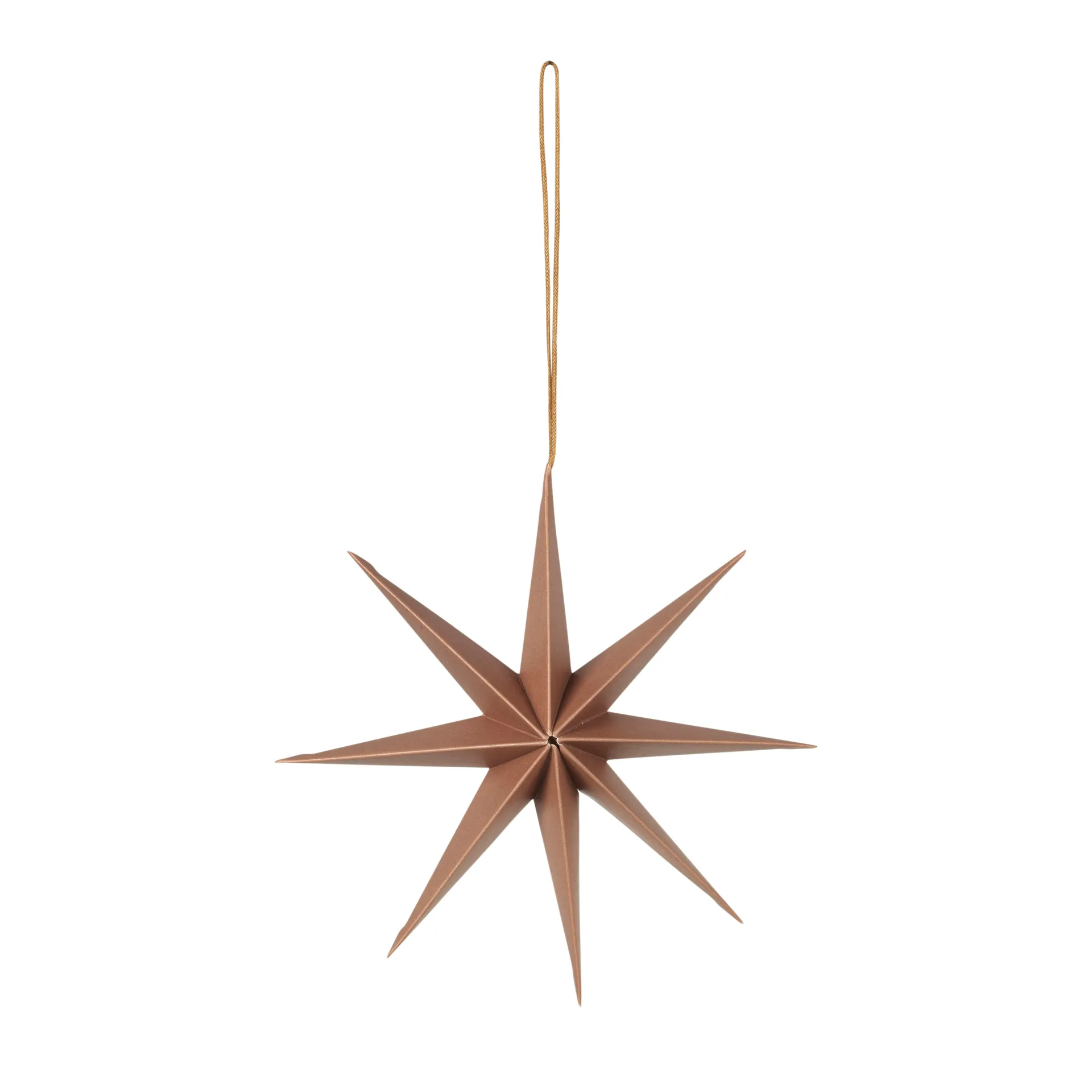 Star papirstjerne Ø 15 cm, Indian tan Broste Copenhagen