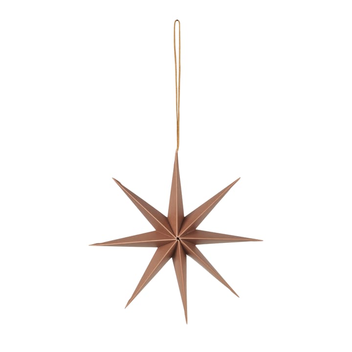 Star papirstjerne Ø 15 cm - Indian tan - Broste Copenhagen