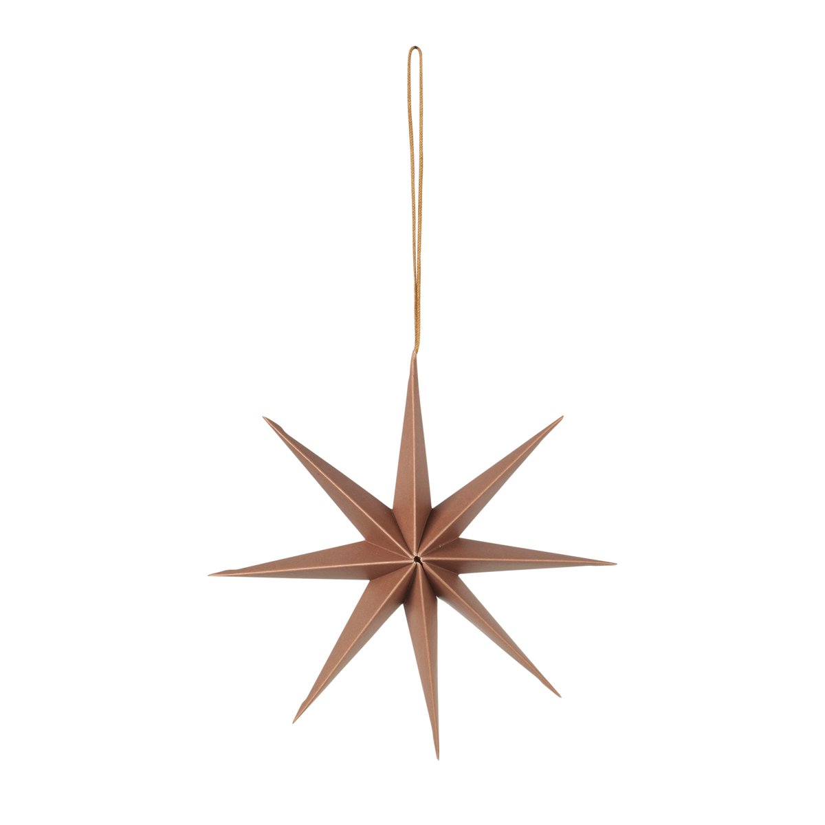 Broste Copenhagen Star papirstjerne Ø 15 cm Indian tan
