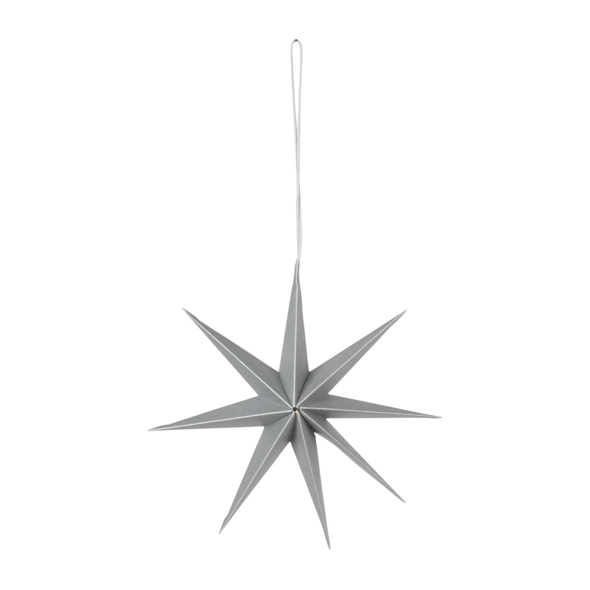 Broste Copenhagen Star papirstjerne Ø 15 cm Silver