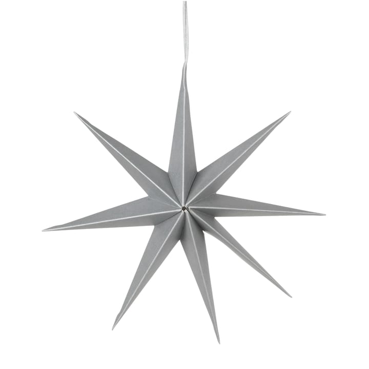Star papirstjerne Ø 50 cm - Silver - Broste Copenhagen