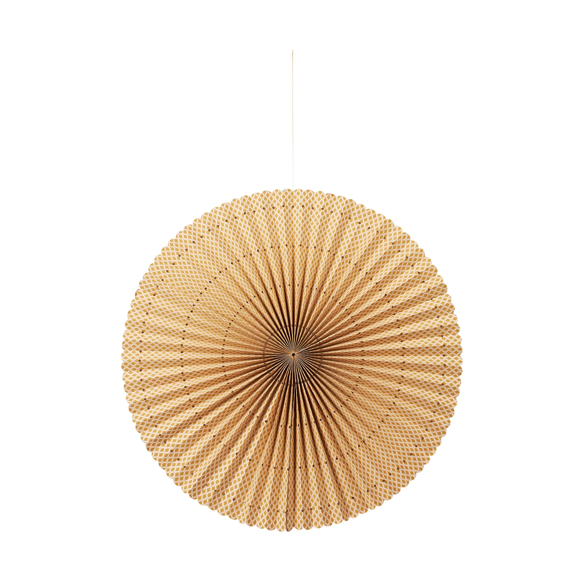 Stella rosette adventsstjerne L Ø60 cm, Harvest gold-natural Broste Copenhagen