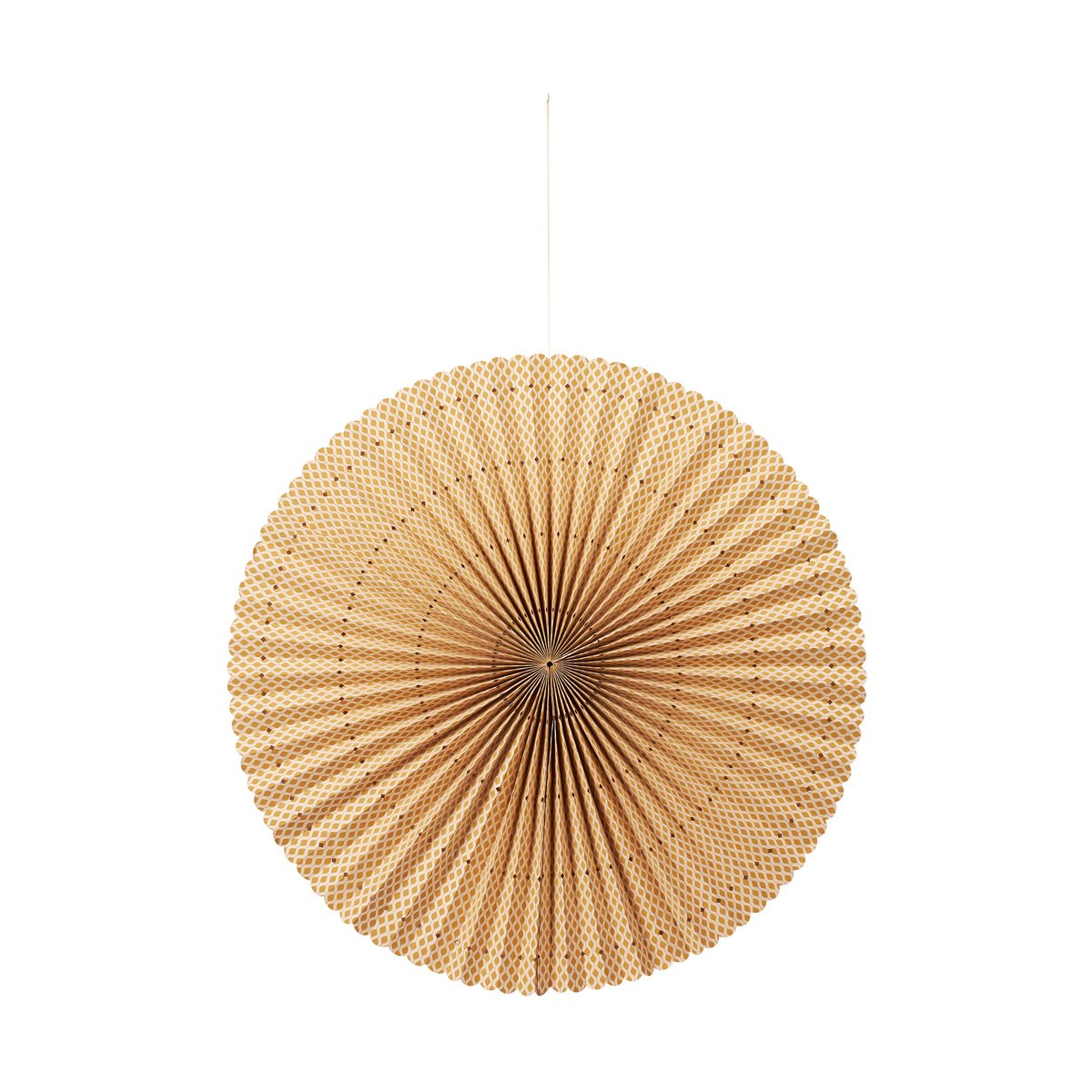 Broste Copenhagen Stella rosette adventsstjerne L Ø60 cm Harvest gold-natural