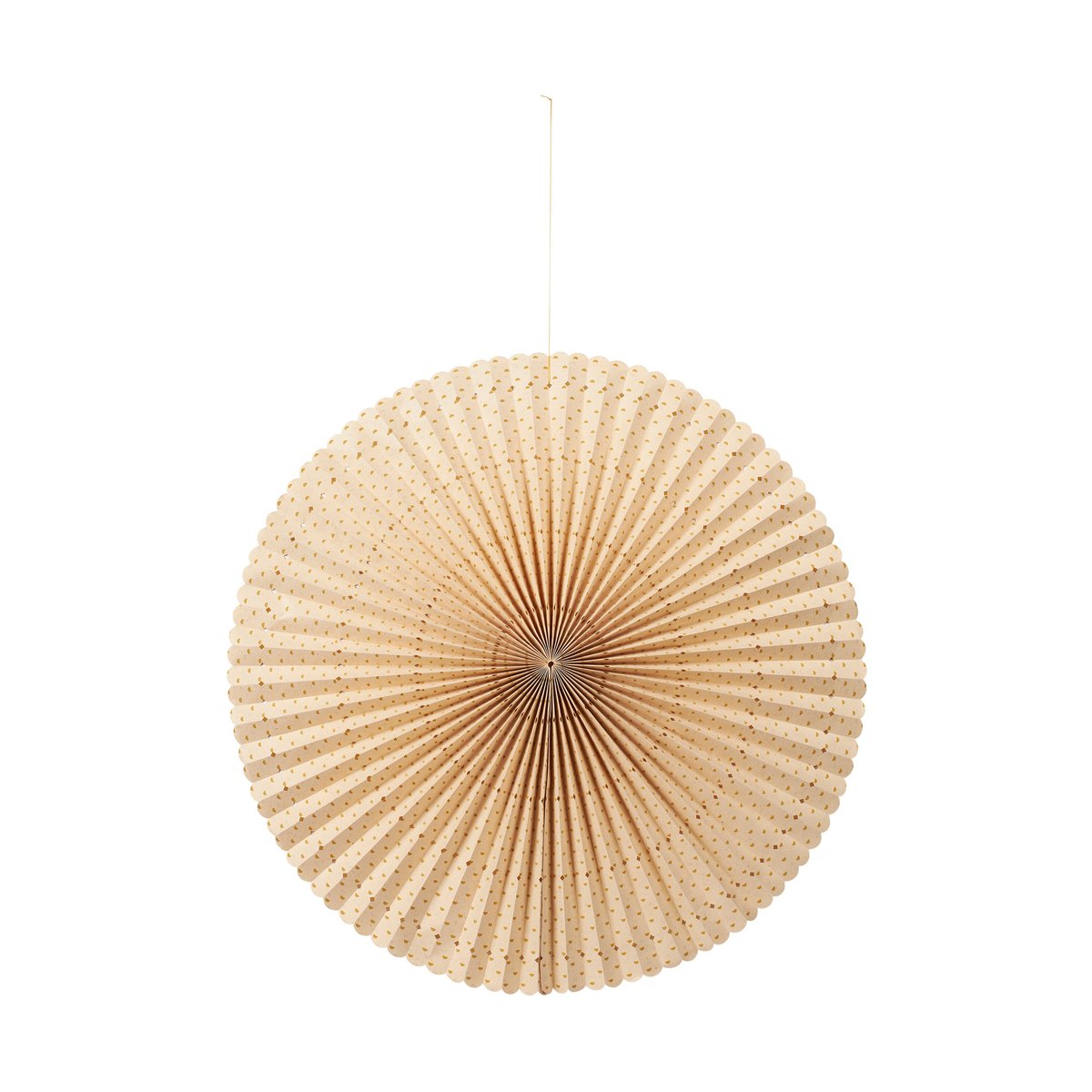Broste Copenhagen Stella rosette adventsstjerne L Ø60 cm Natural-harvest gold