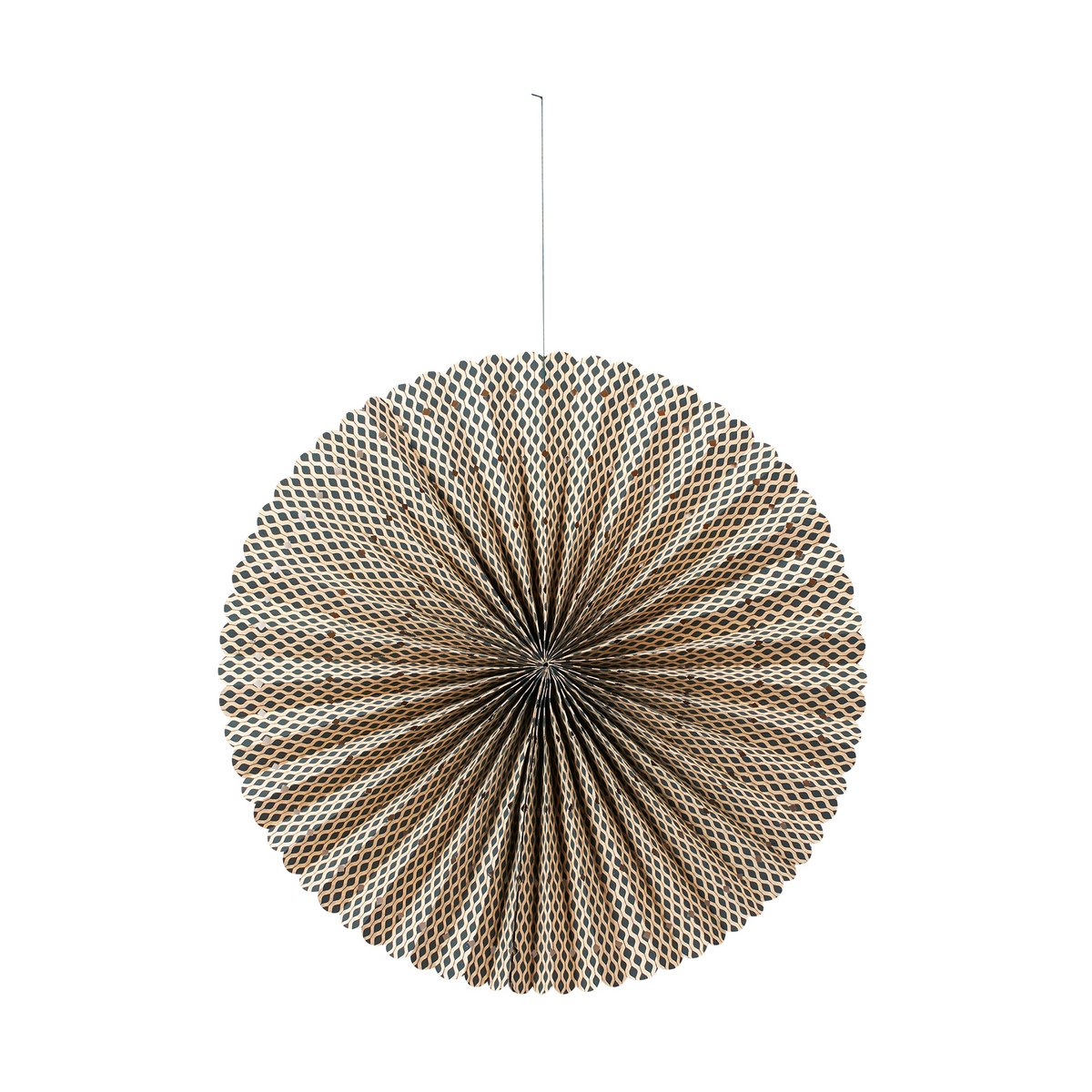 Broste Copenhagen Stella rosette adventsstjerne M Ø43 cm Forest green-natural