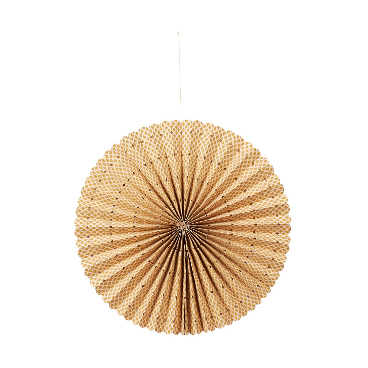 Broste Copenhagen Stella rosette adventsstjerne M Ø43 cm Harvest gold-natural