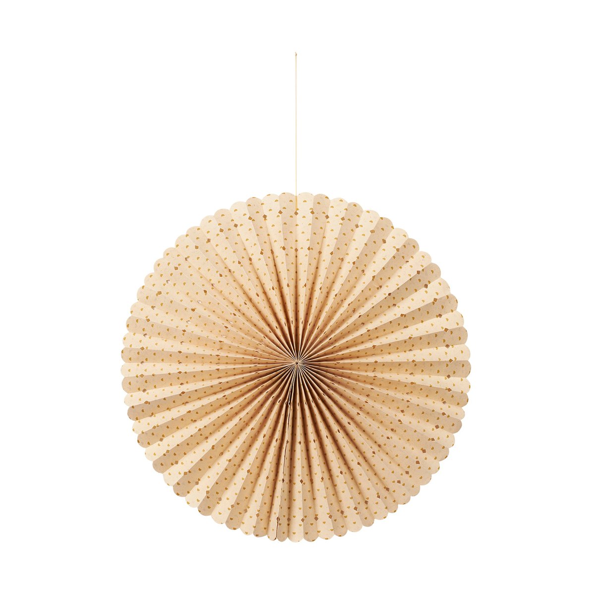 Broste Copenhagen Stella rosette adventsstjerne M Ø43 cm Natural-harvest gold