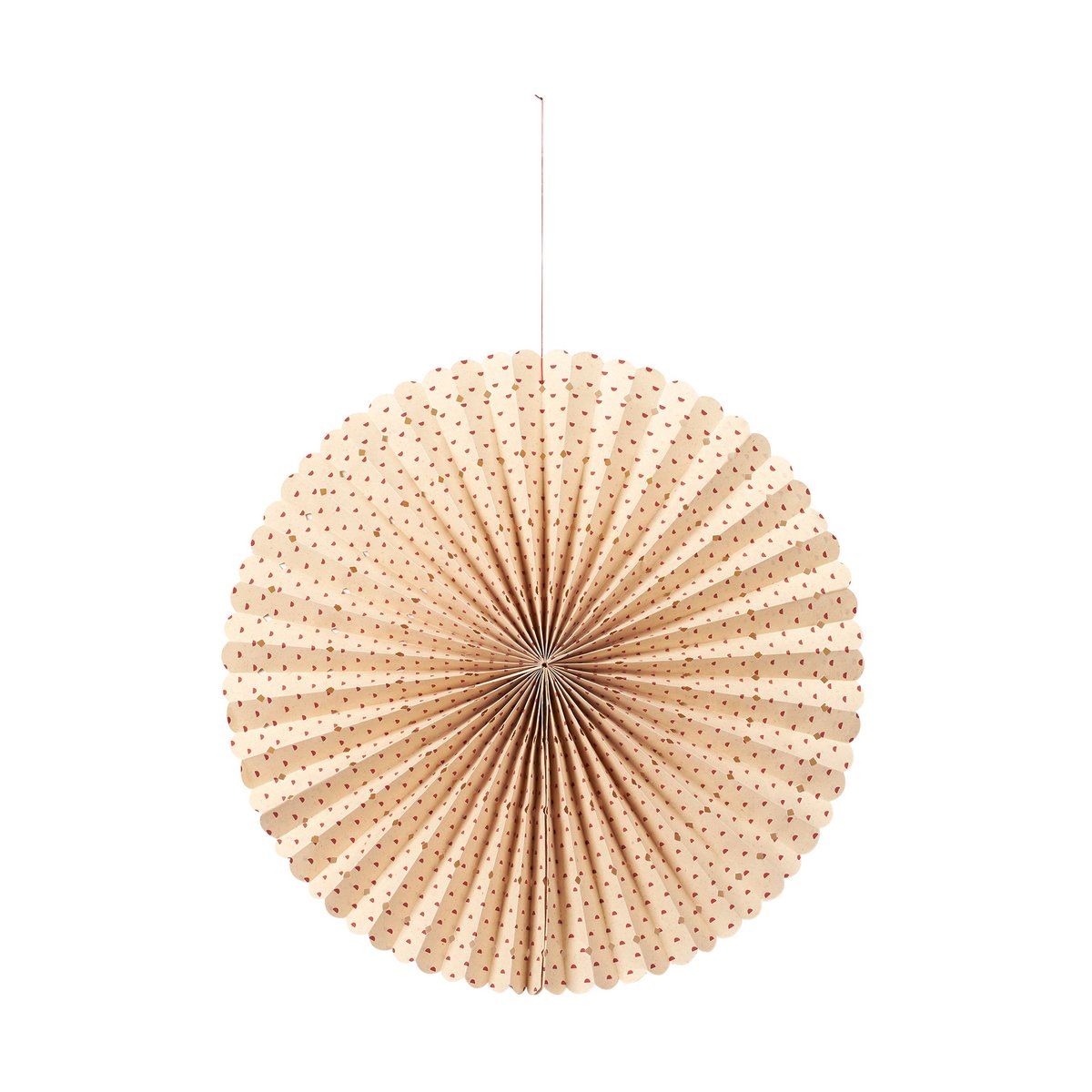 Broste Copenhagen Stella rosette adventsstjerne M Ø43 cm Natural-pompeian red
