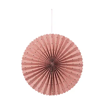 Stella rosette adventsstjerne M Ø43 cm - Pompeian red-natural - Broste Copenhagen