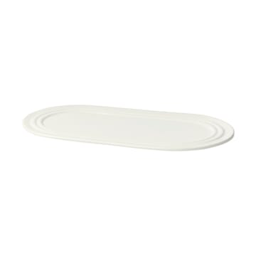 Stevns tallerken oval 27,5 cm - Chalk white - Broste Copenhagen
