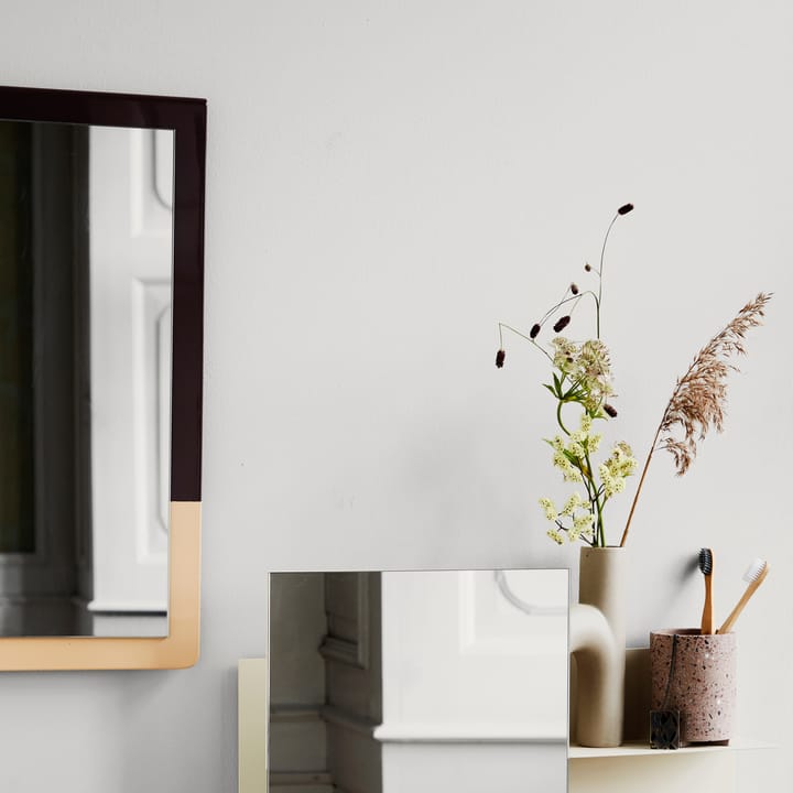 Tenna speil 26x52 cm, Lila-beige Broste Copenhagen