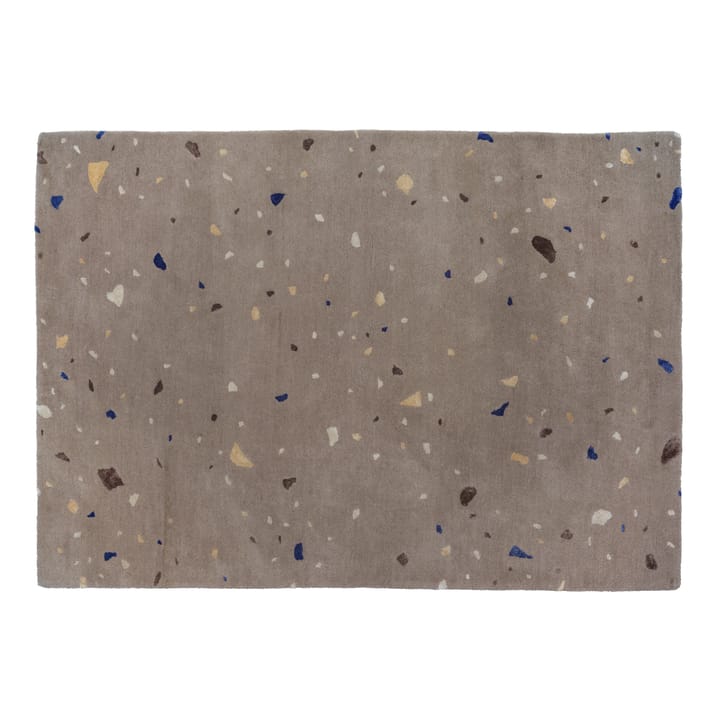 Terrazzo ullteppe 140x200 cm - Carafe brown-blue spot - Broste Copenhagen