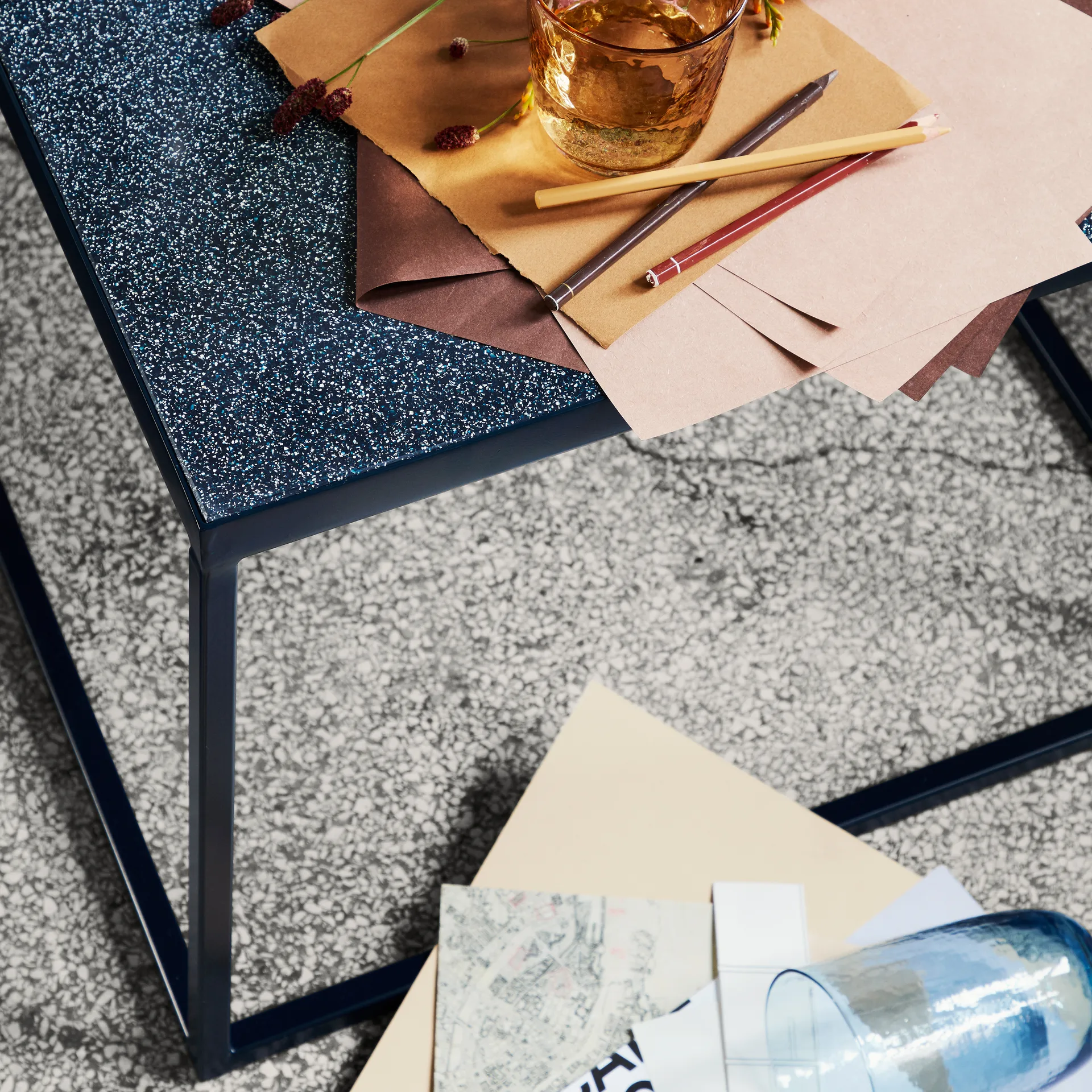 Tilde salongbord sett, Dark blue Broste Copenhagen