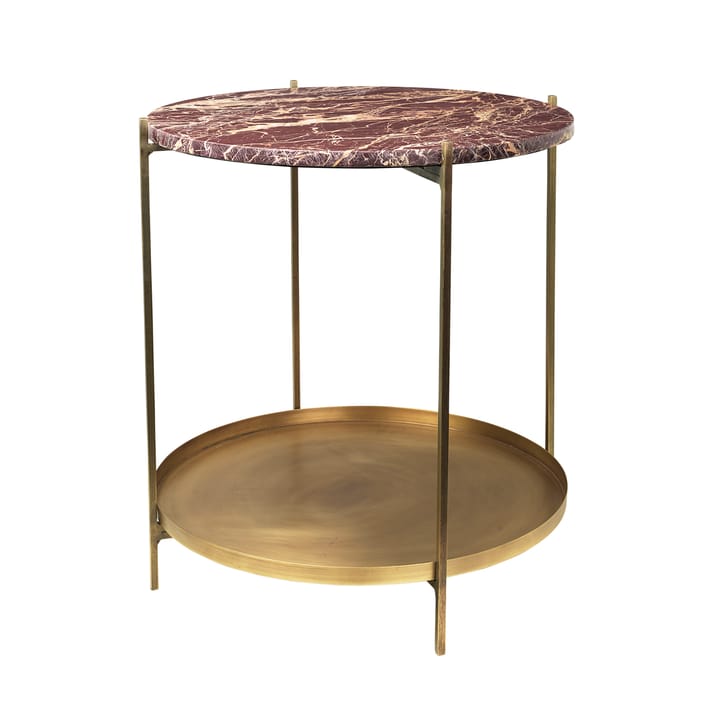 Tristan marmorbord Ø54 cm - Messing-brun - Broste Copenhagen