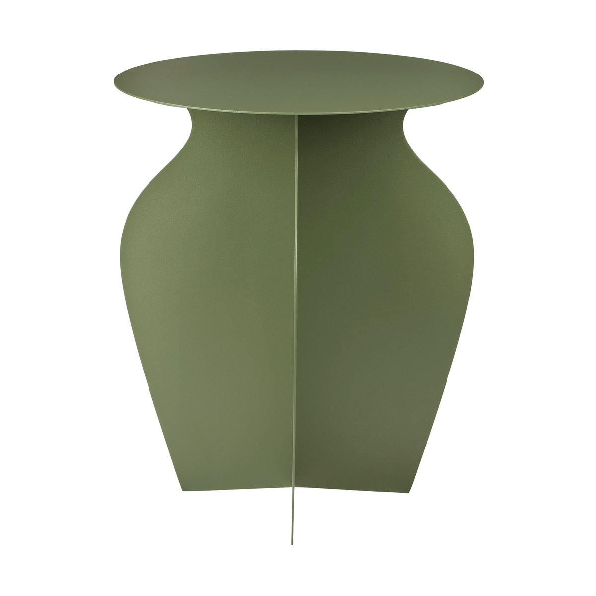 Bilde av Broste Copenhagen Urna sidebord Ø35x45 cm Grape leaf green