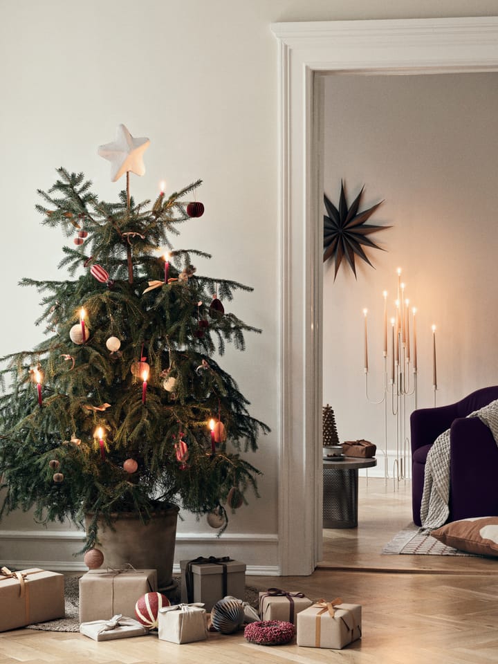 Venok julestjerne 40 cm - varmgrå - Broste Copenhagen