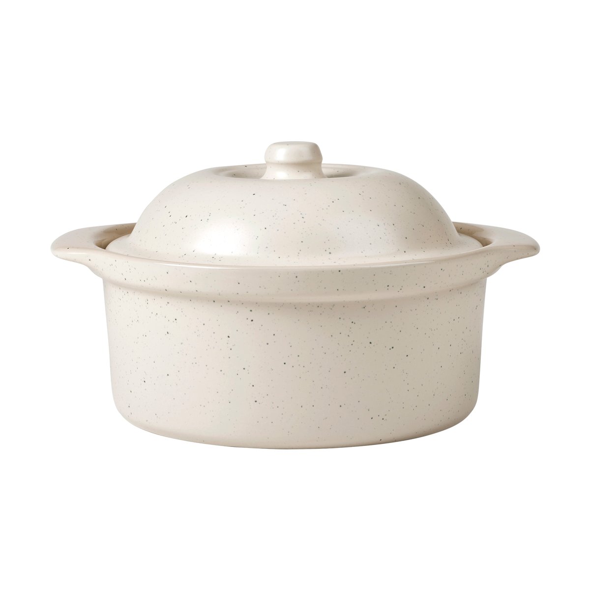 Broste Copenhagen Vig ovnfast form med lokk 20,5x24 cm Beige
